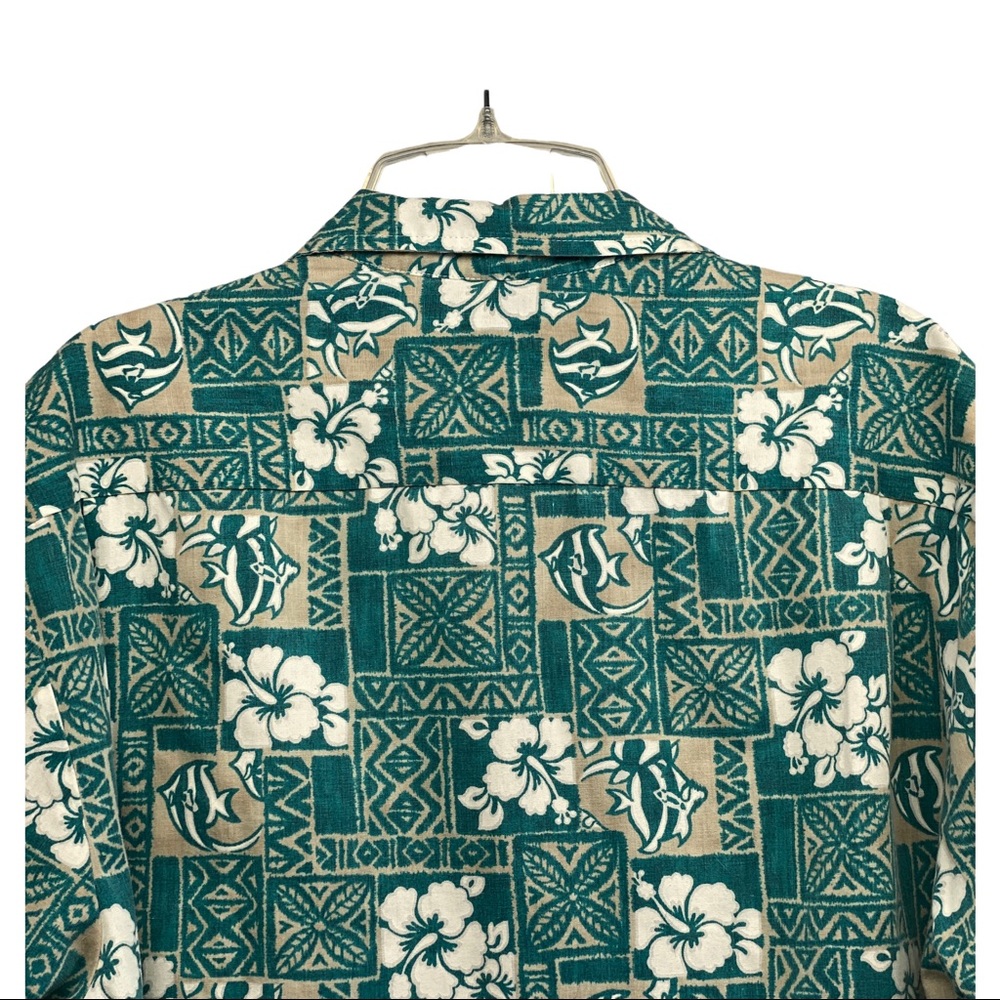 Howie Vintage Hawaiian shirt XL button down camp floral - Picture 4 of 5